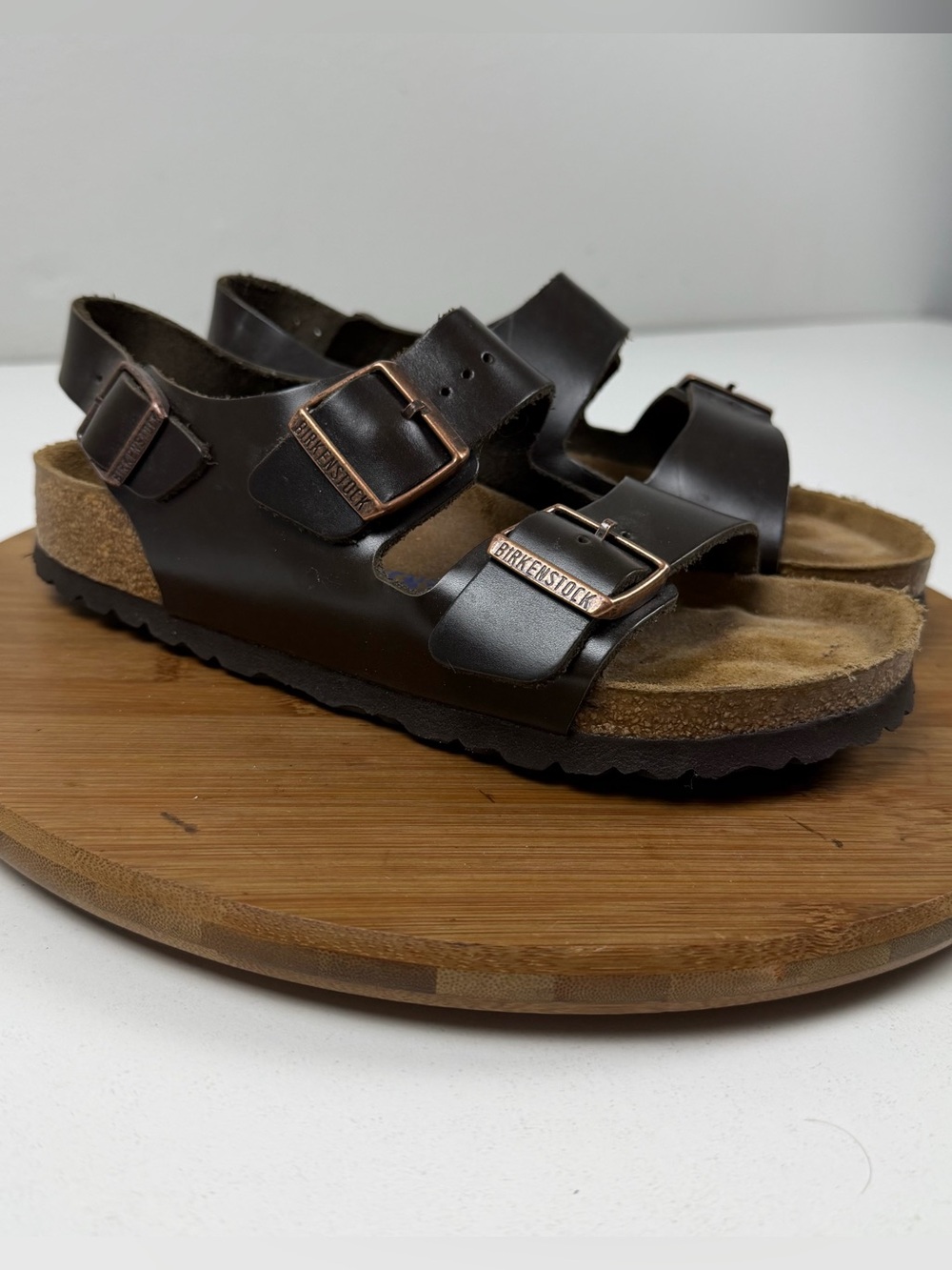 Birkenstock Milano Habana oiled Leather Sandals